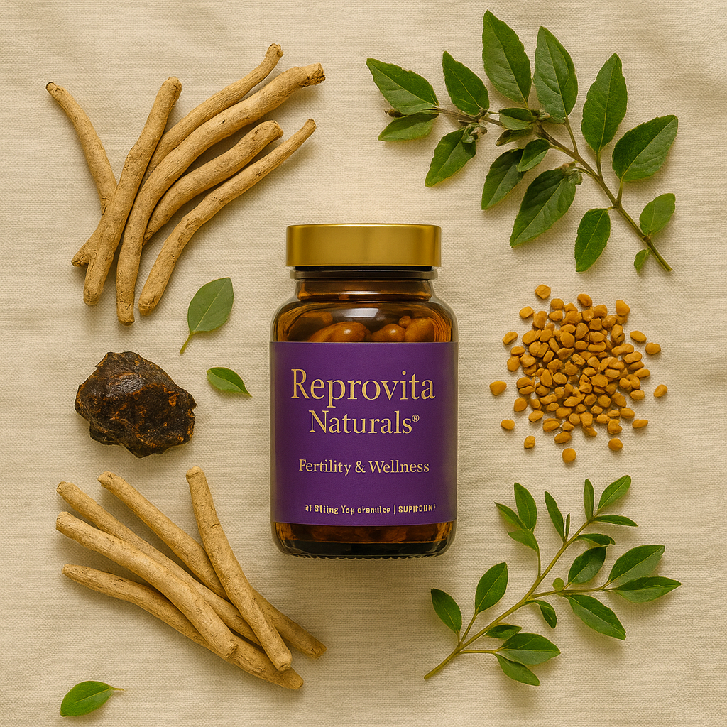 Reprovita Naturals® luxe wellness flatlay