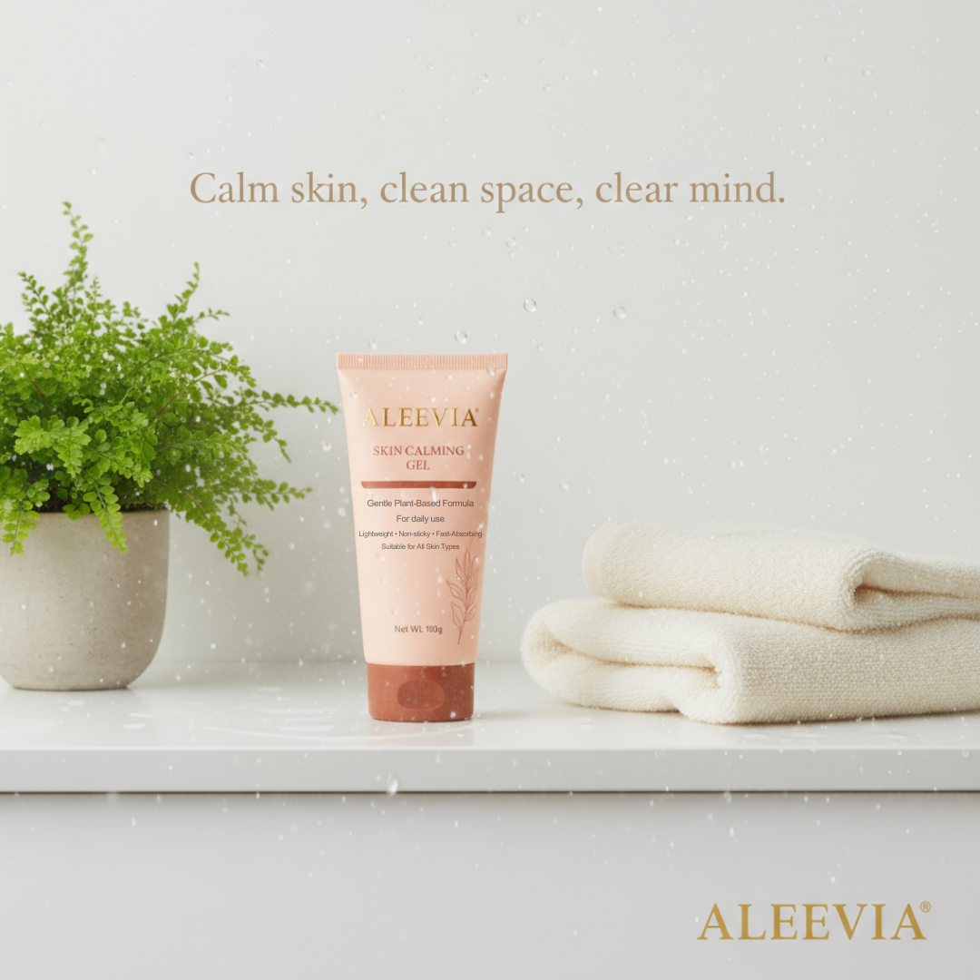 Calm Skin, Clean Space, Clear Mind