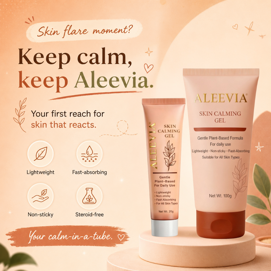 Aleevia skin flare moment hero image