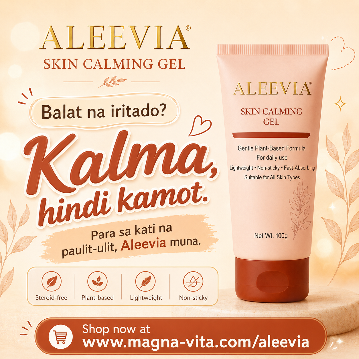 Keep calm keep Aleevia